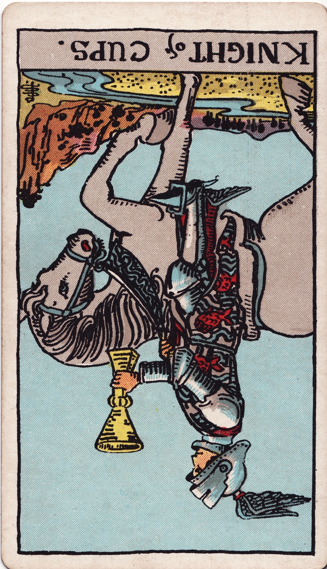 Карта таро knight of cups
